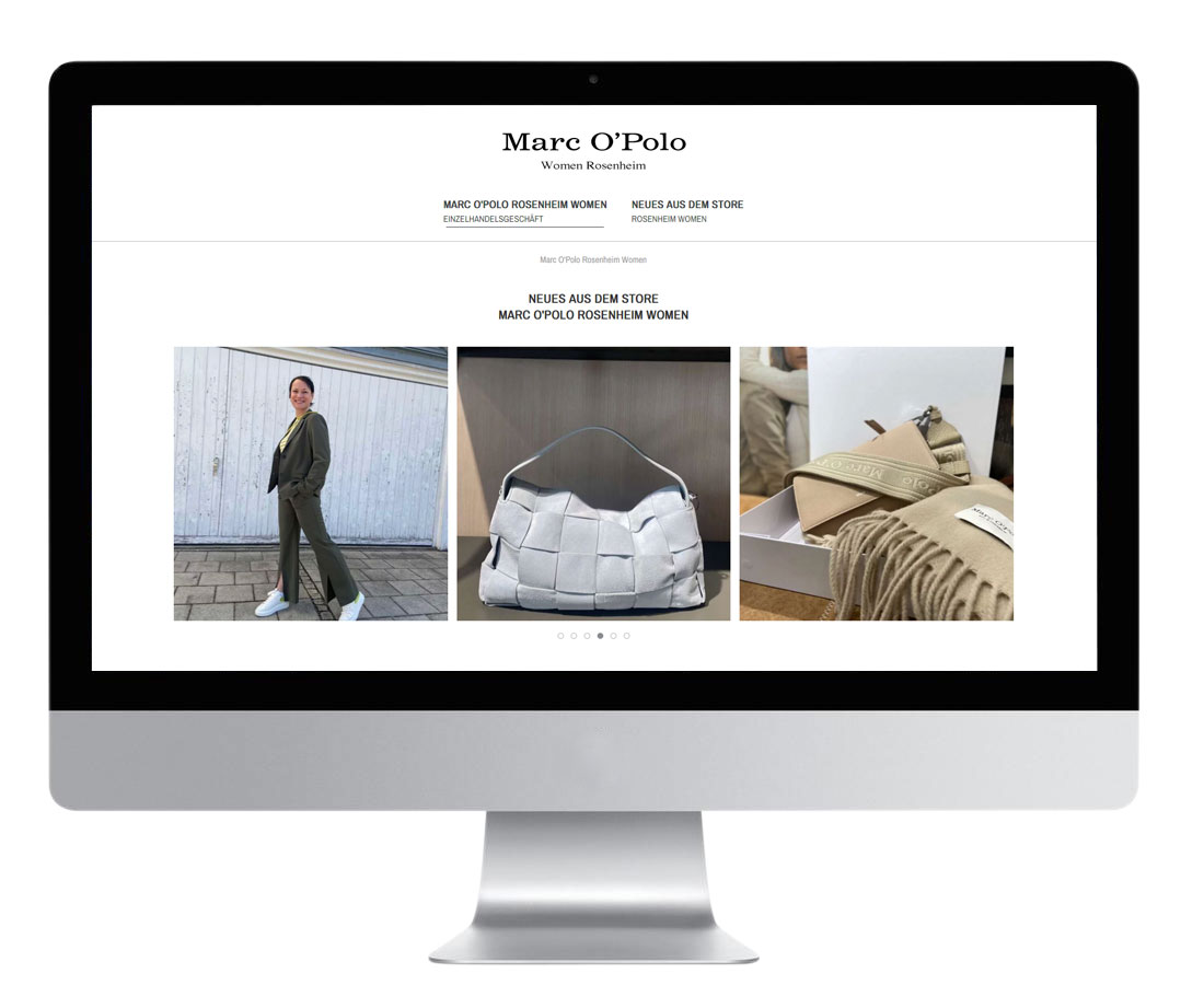 Webseite Marc O'Polo Rosenheim, Augsburg, Garmisch, Landshut anschauen