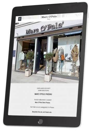 Resonsive Ansichten: Marc O'Polo Stores: Passau, Straubing